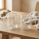 Double Wall Glass Mug 250 ml Set - 2 Pcs